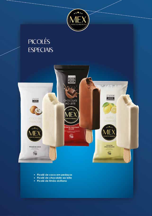Picolés especiais MEX
